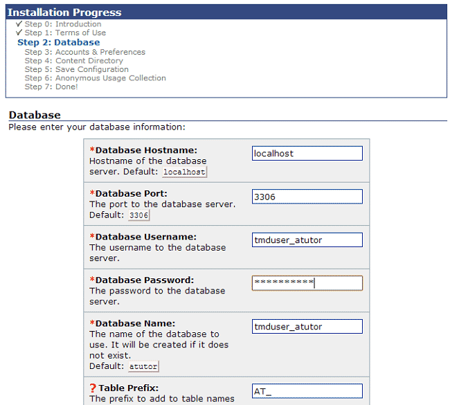aTutor Manual Installation